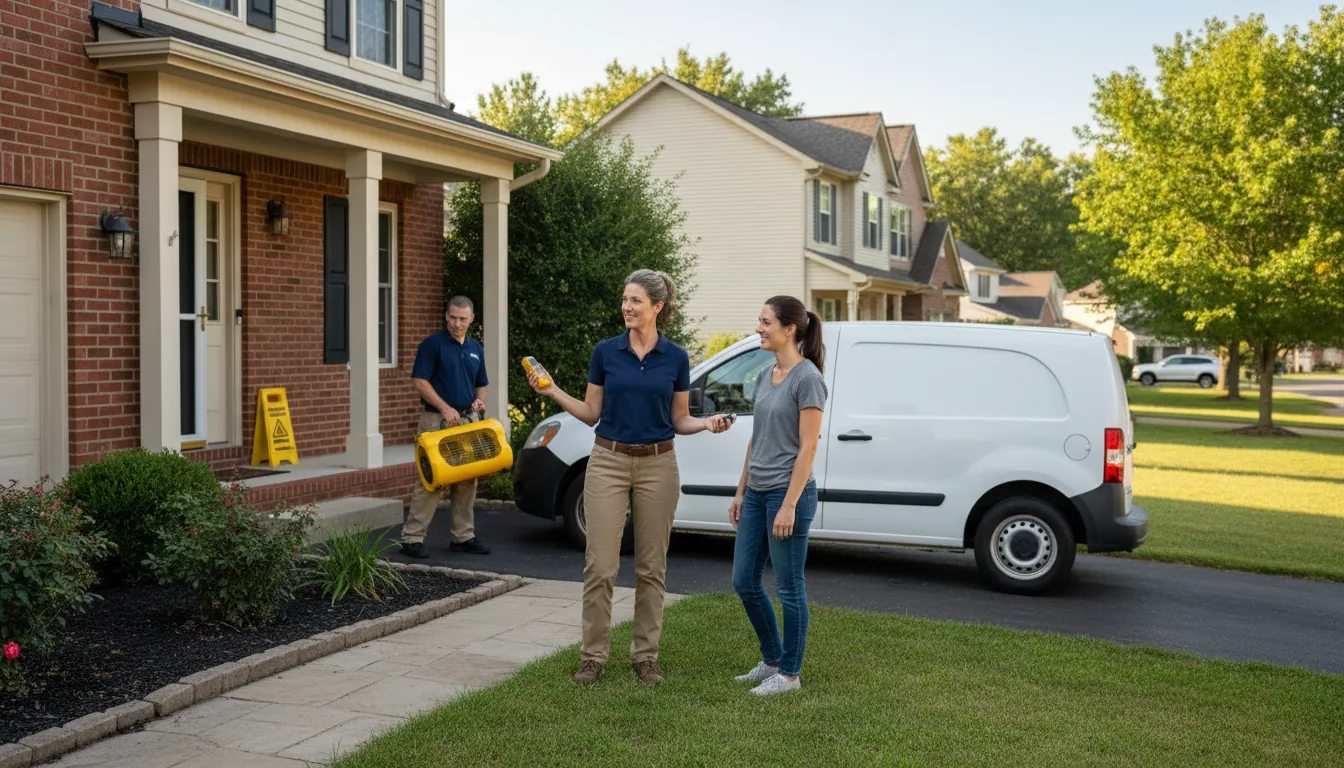 Water restoration image for Dehumidification And Cleanup Services in Pocahontas, VA